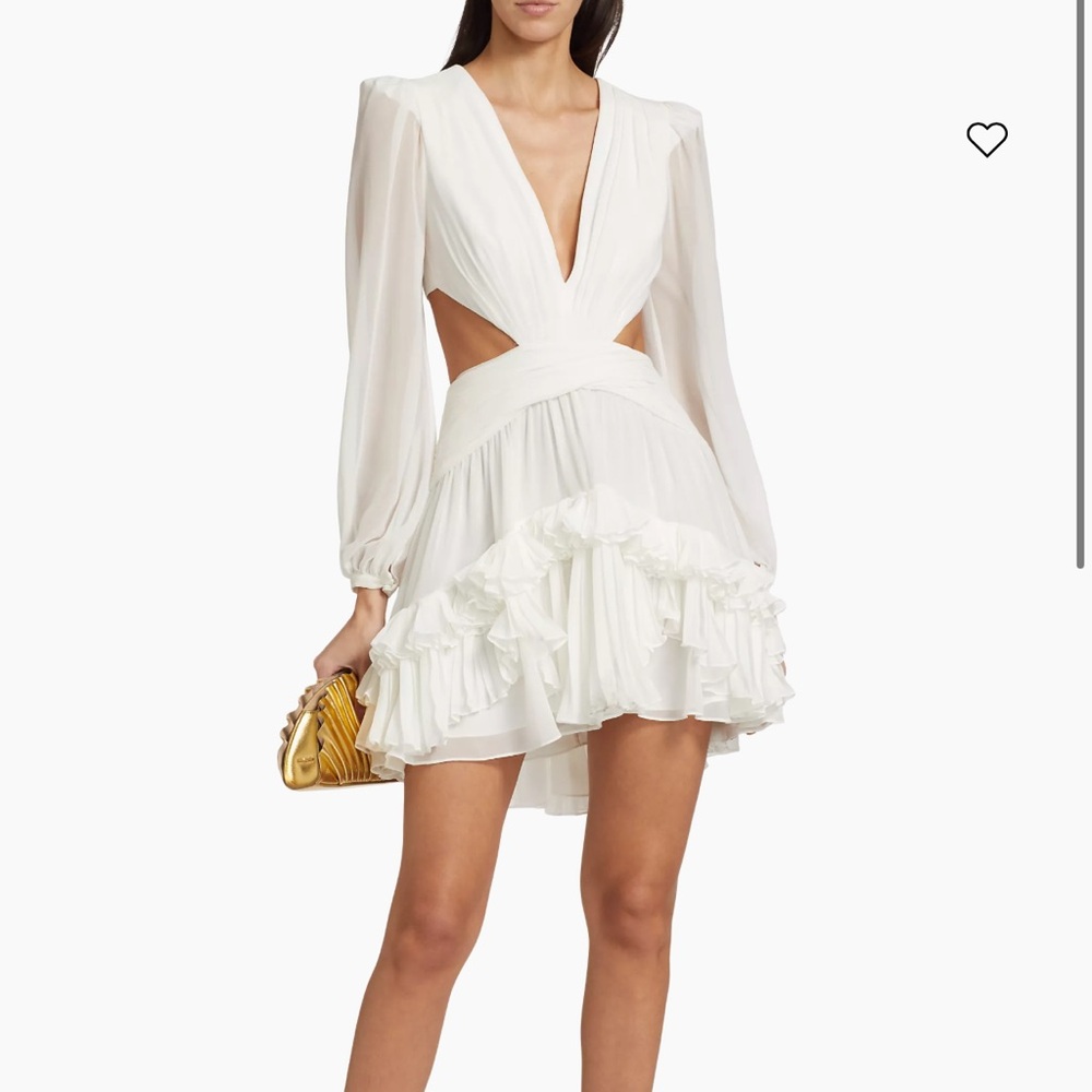 PatBo V-Neck Cut-Out Minidress
